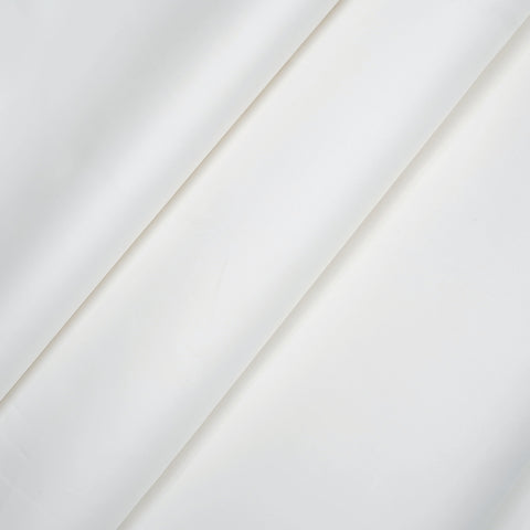 Men Cotton Unstitched Prestigious Egg White Sliver String Fabric