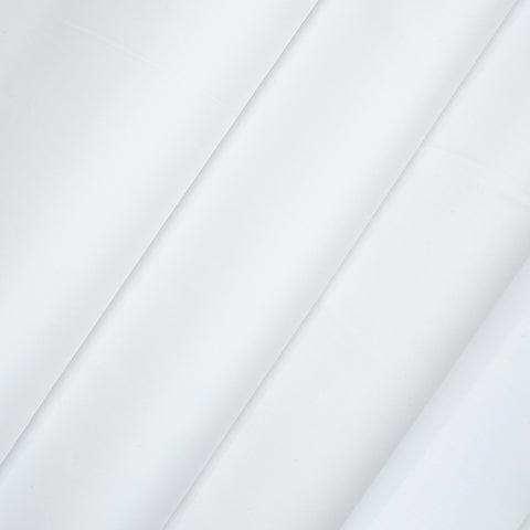 Men Cotton Unstitched Prestigious White Sliver String Fabric