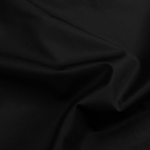 Men Unstitched Black Platinum String Fine Organic Cotton Fabric