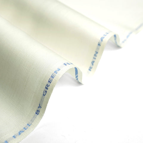 Men Unstitched Prestigious Egg White Rainfall Fabric